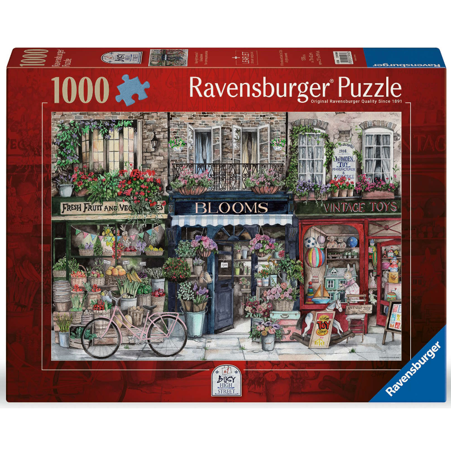 Ravensburger Puzzle 1000 Piece Busy High Street No 1