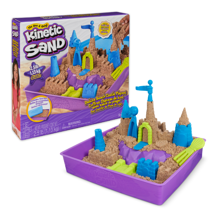 Kinetic Sand Deluxe Beach Castle Playset