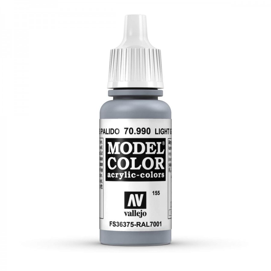Vallejo Acrylic Paint Model Colour Light Grey 17-18ml