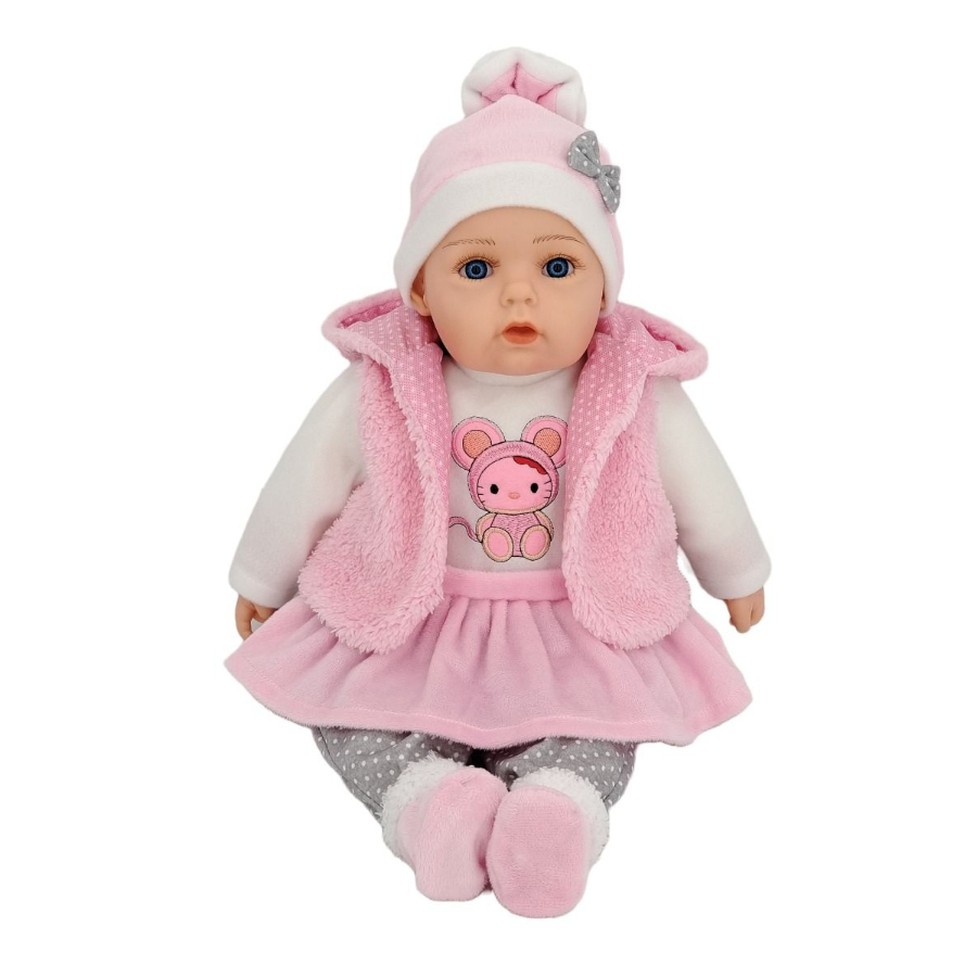 Baby Doll Sonia With Pink Waistcoat