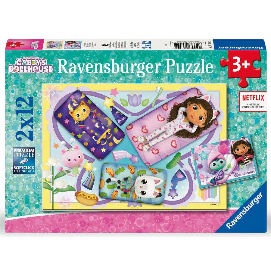 Ravensburger Puzzle 2x12 Piece Gabbys Dollhouse