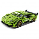 Mechanical Master Super Car Kit With Pull Back Function Green 457 Pieces