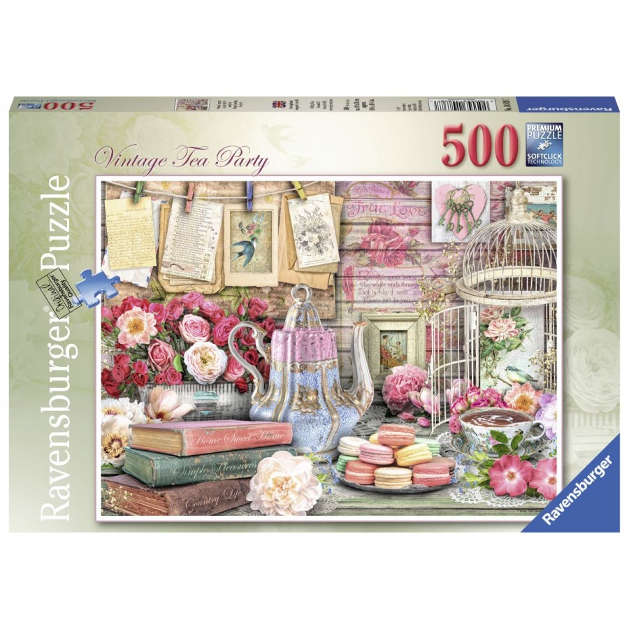 Ravensburger Puzzle 500 Piece Vintage Tea Party