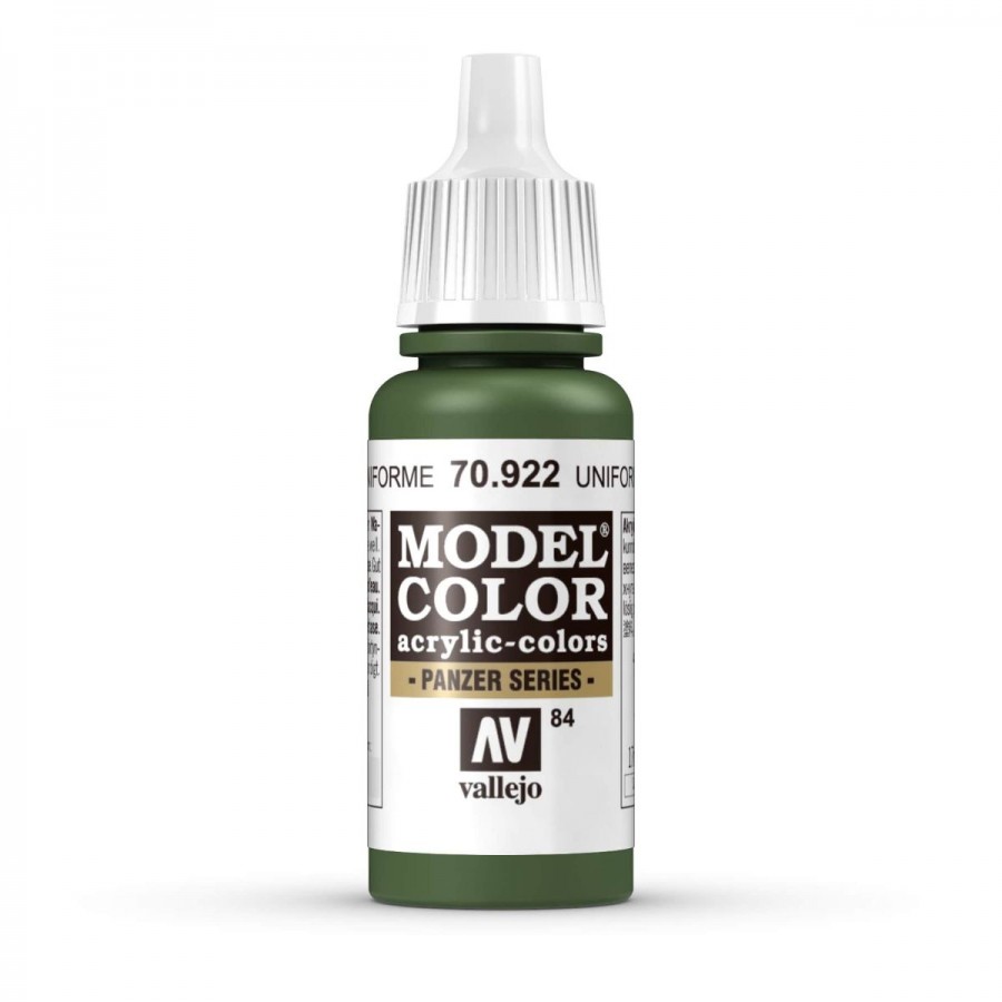 Vallejo Acrylic Paint Model Colour Uniform Green 17-18ml
