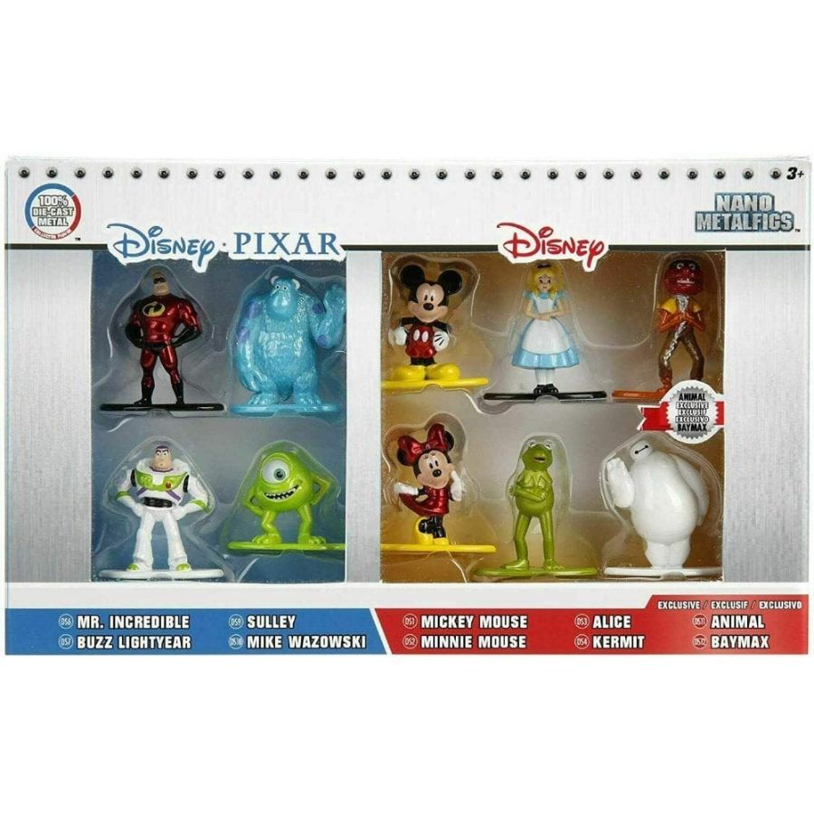 Disney Nano MetalFigs Diecast Mini Figure 10 Pack