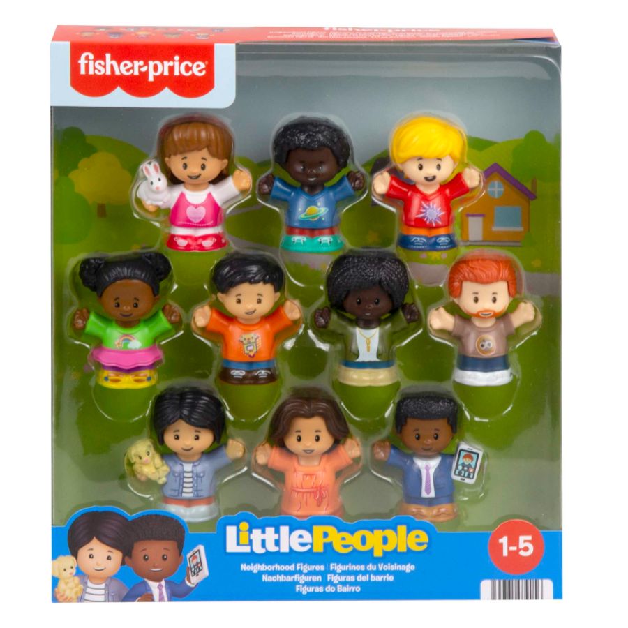 Fisher Price Little People Neighborhood Figures 10 Pack