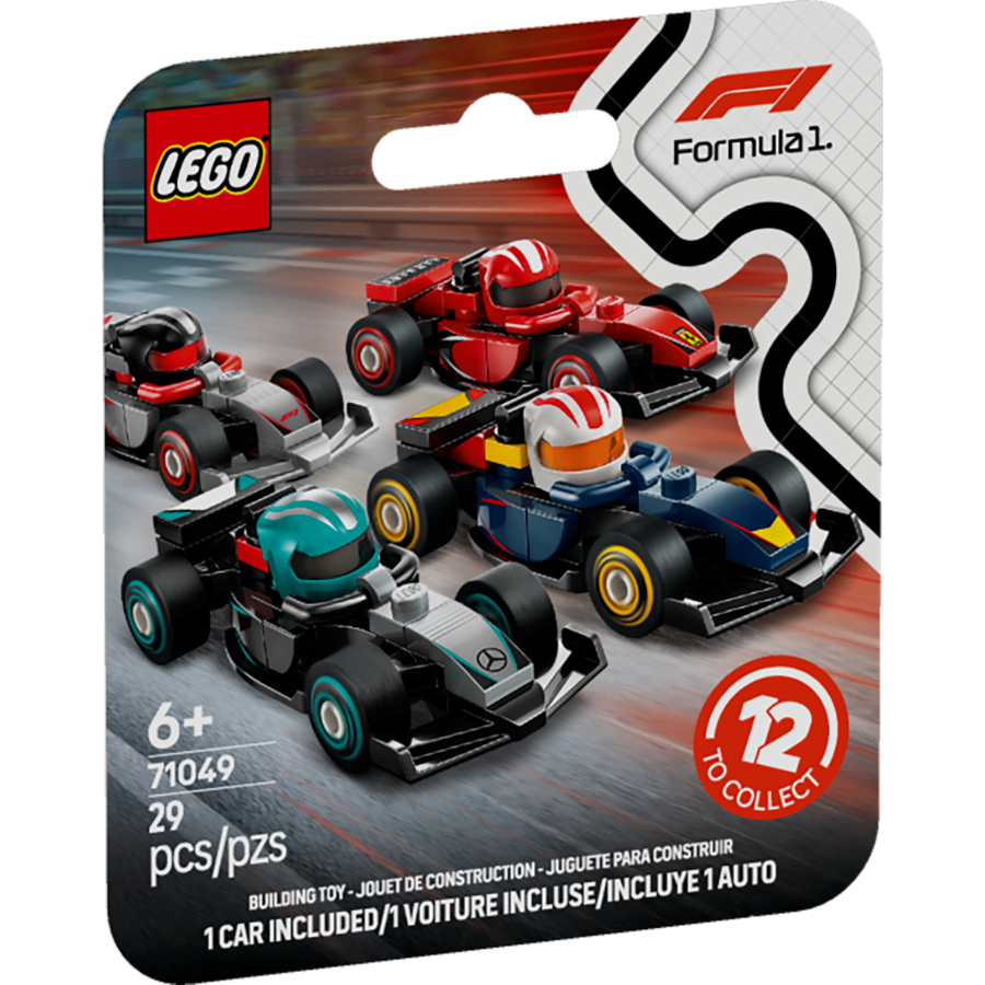 LEGO Minifigures F1 Collectible Race Cars Assorted