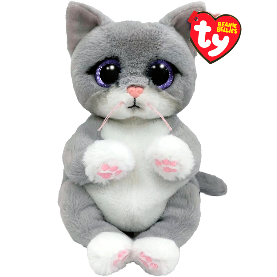 Beanie Boos Regular Plush Morgan Grey Cat