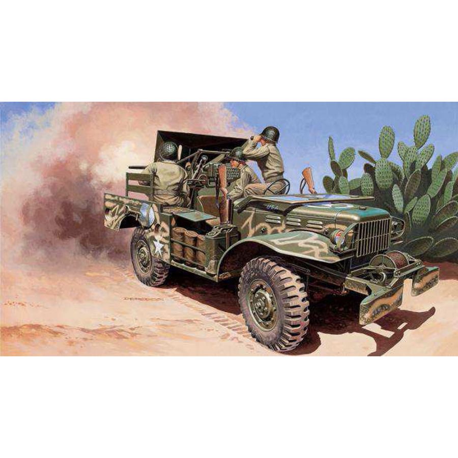 Italeri Model Kit 1:35 M6 Dodge Anti Tank