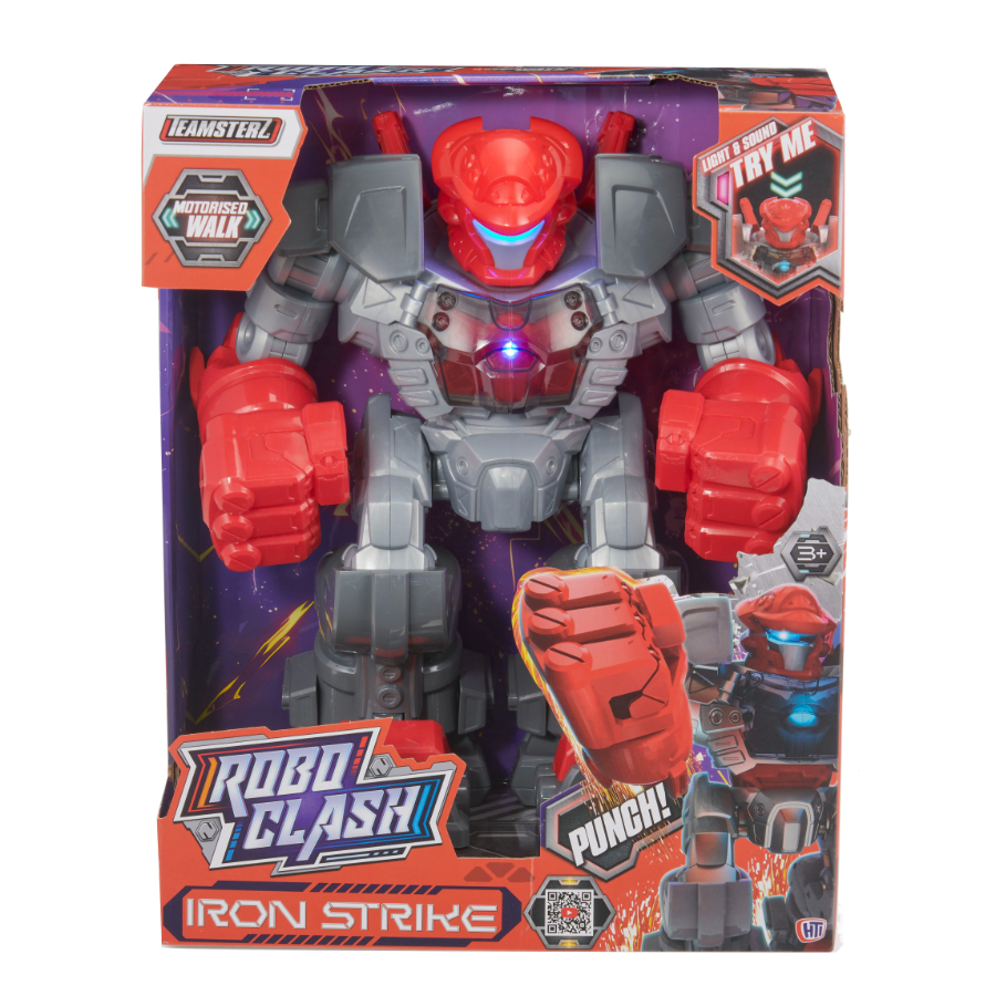 Robo Clash Iron Strike Robot With Light & Sound