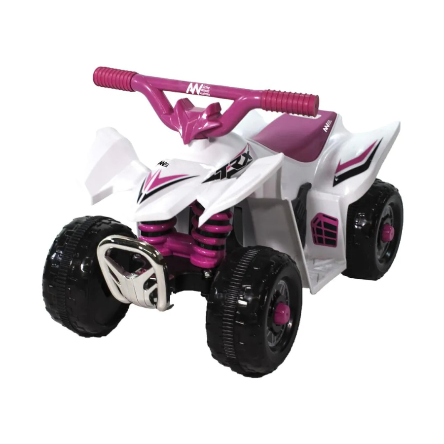 Yamaha Mini Quad Bike Pink 6 Volt Electric Ride On For Kids