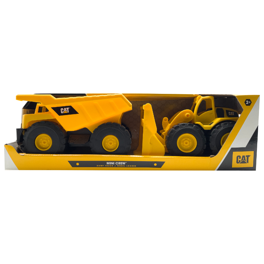 CAT Construction Vehicle Mini Crew 7 Inch 2 Pack Assorted