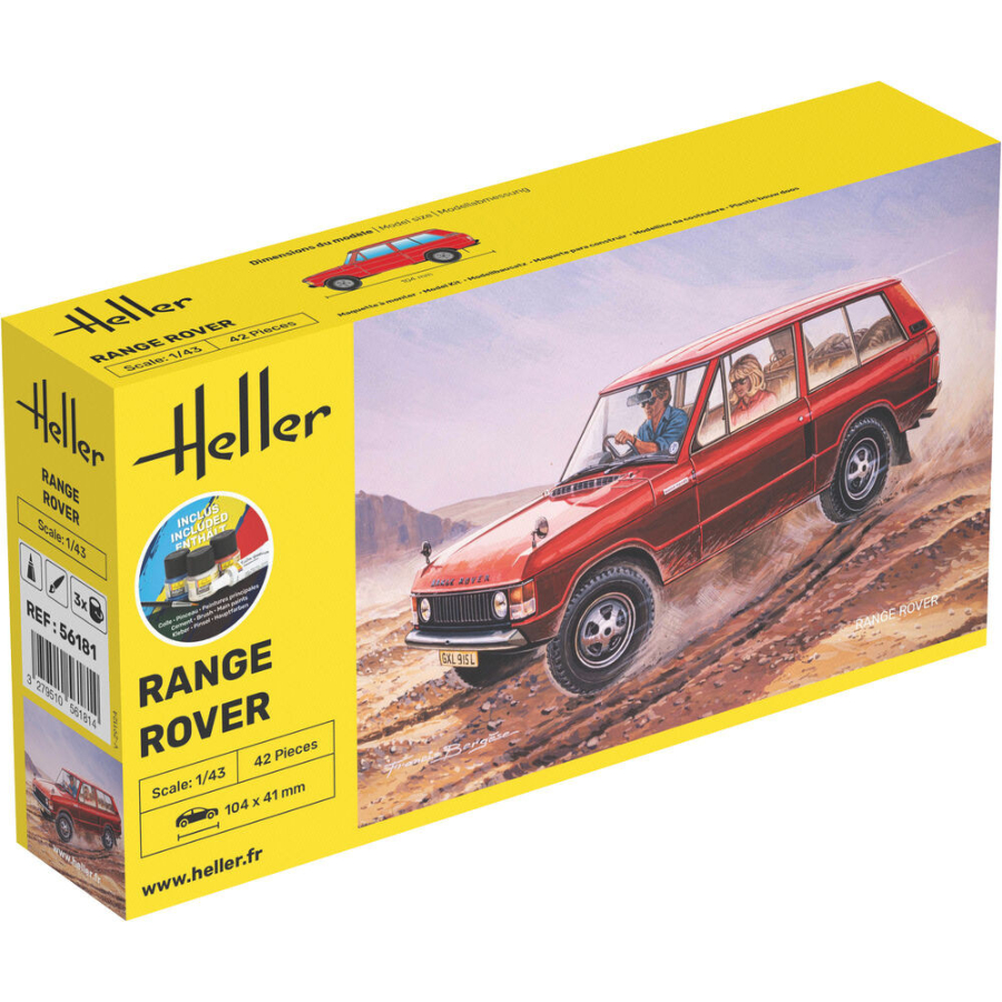 Heller Model Kit 1:43 Starter Kit Range Rover
