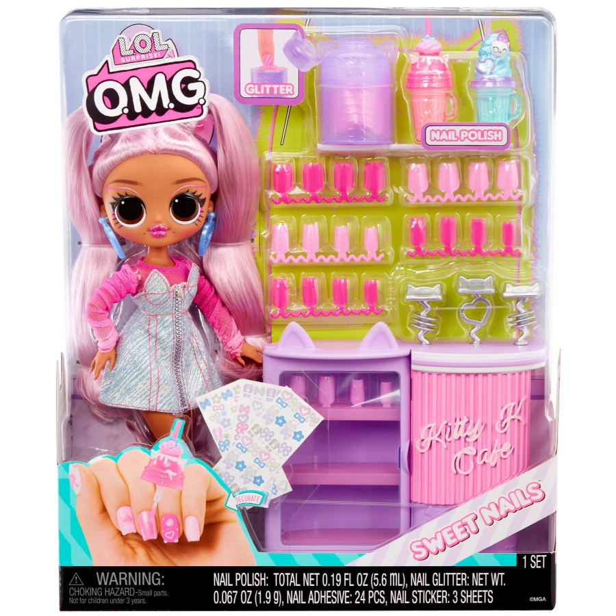 LOL Surprise OMG Doll Sweet Nails Set Assorted