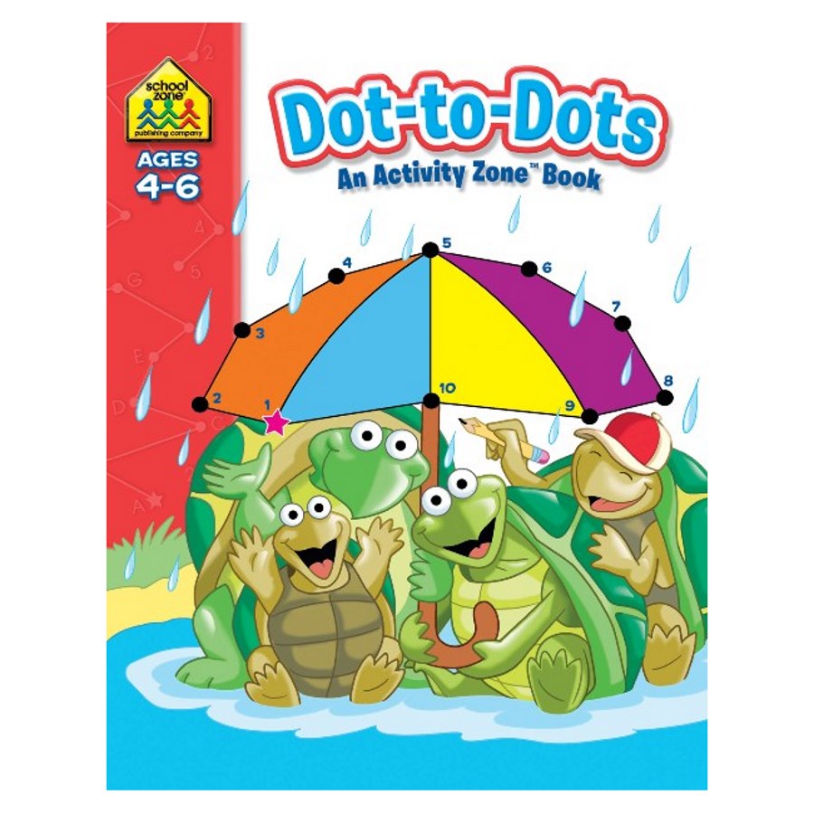School Zone Activity Dot To Dots