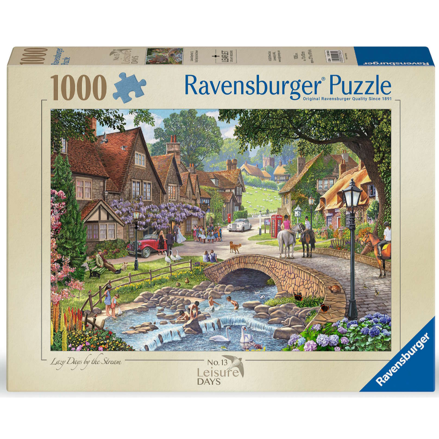Ravensburger Puzzle 1000 Piece Leisure Days 13 Lazy Days By Stream