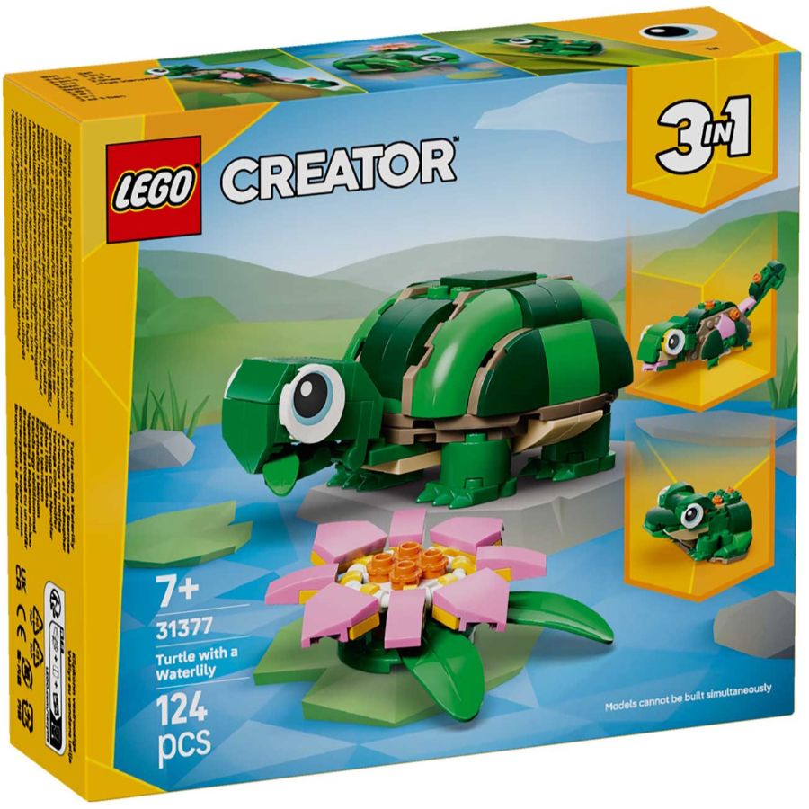 LEGO Creator Turtle With A Water Lily Flower