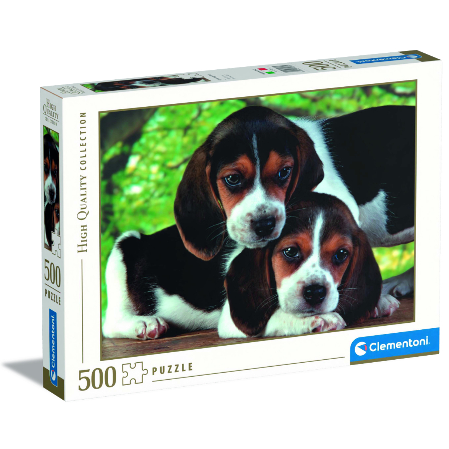 Clementoni 500 Piece Puzzle Close Together Dogs