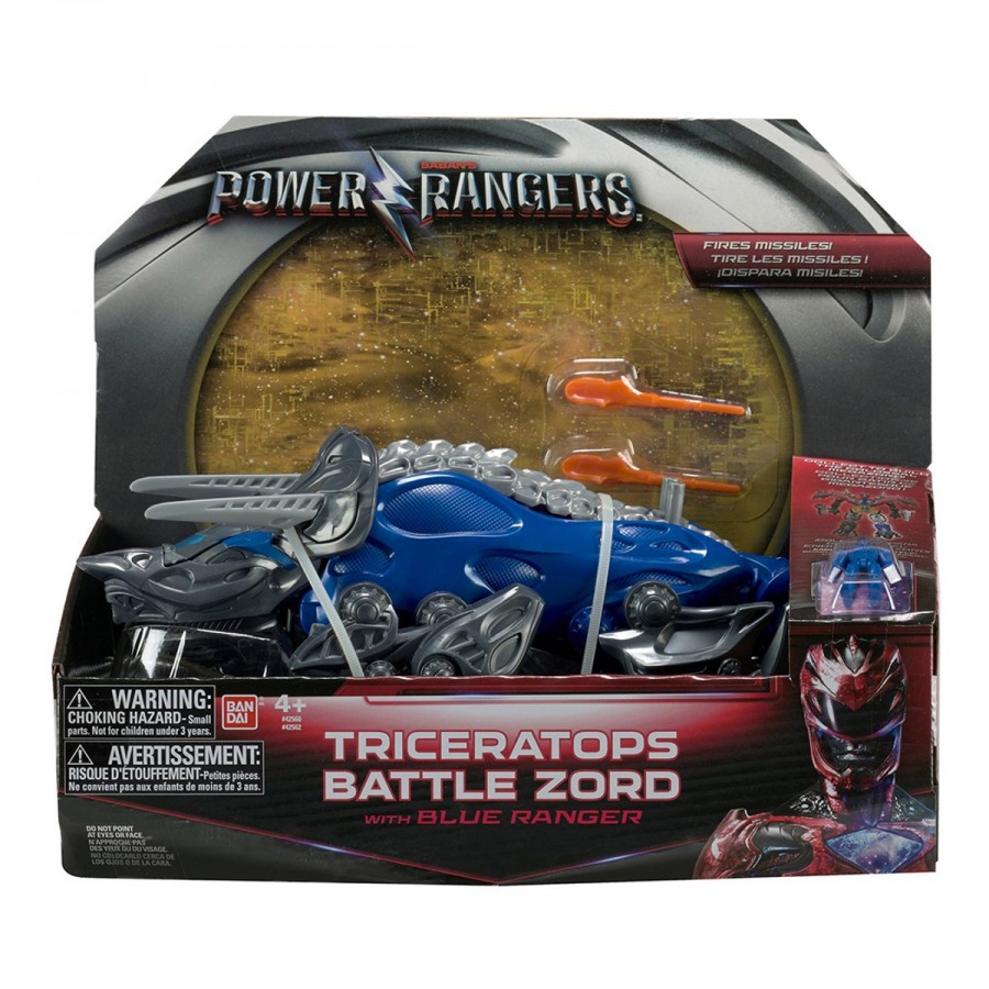Power Rangers Battle Zord & Figure Assorted