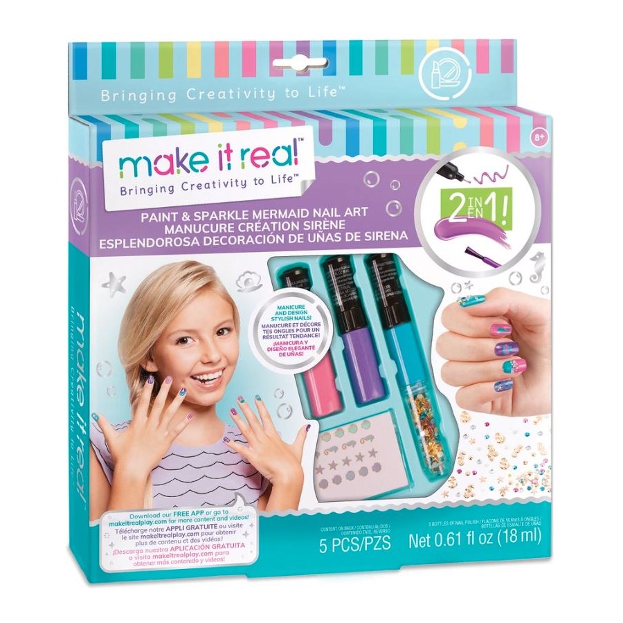 Make It Real Paint & Sparkle Nail Art