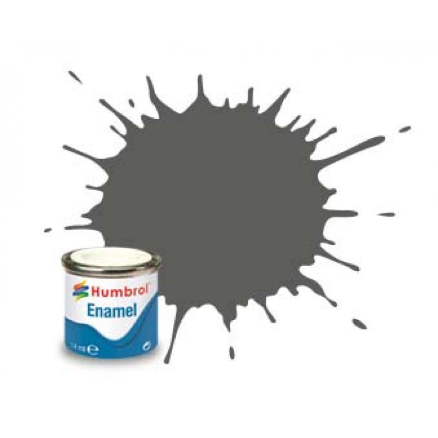 Humbrol Enamel Paint Slate Grey Matt