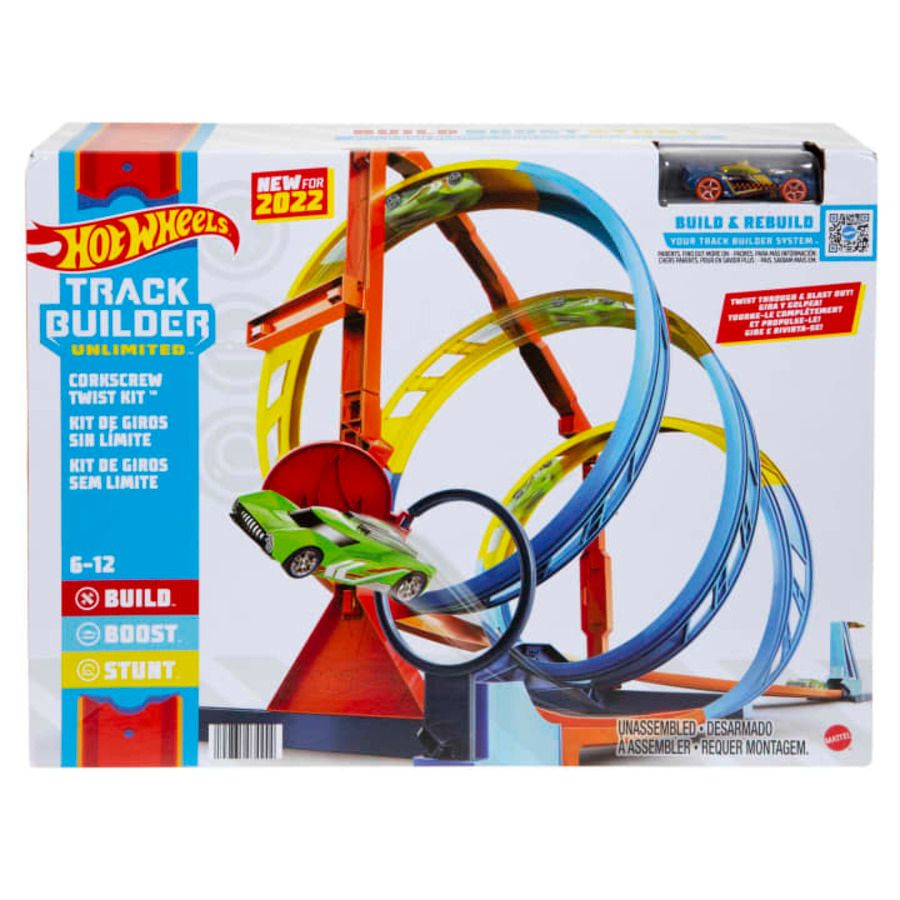 Hot Wheels Track Builder Unlimited Corkscrew Twist Kit