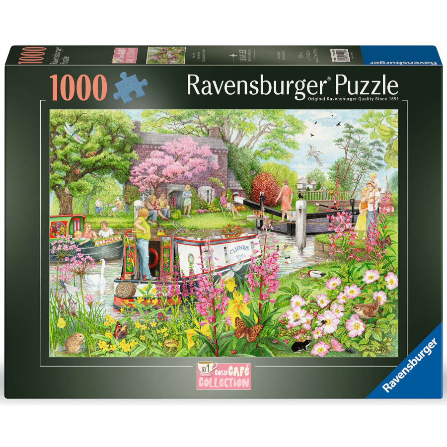 Ravensburger Puzzle 1000 Piece Cosy Cafe No 4 River Cafe