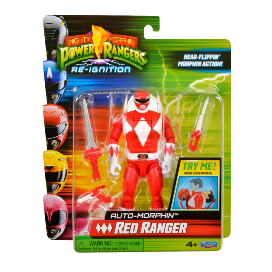 Power Rangers Auto Morphin Ranger Figure Assorted