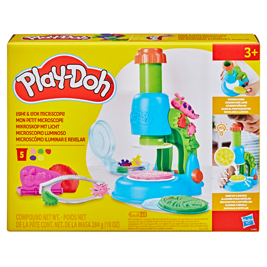 Playdoh Light & Look Microscope Playset