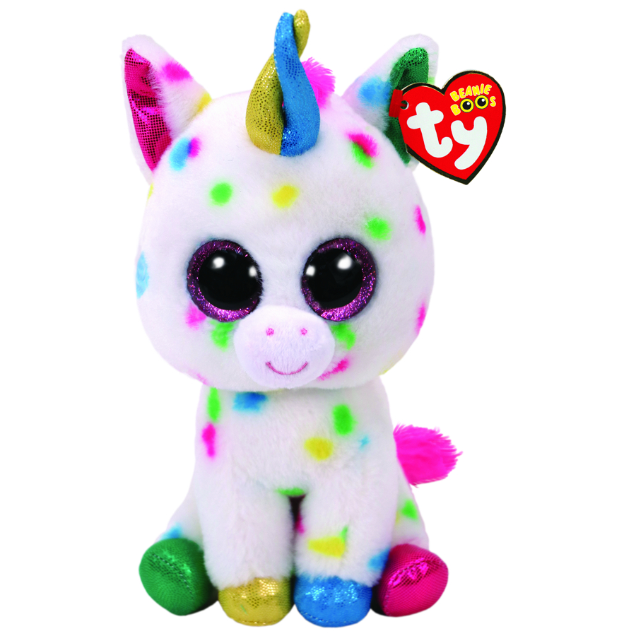 Beanie Boos Large Plush Harmonie Speckled Unicorn