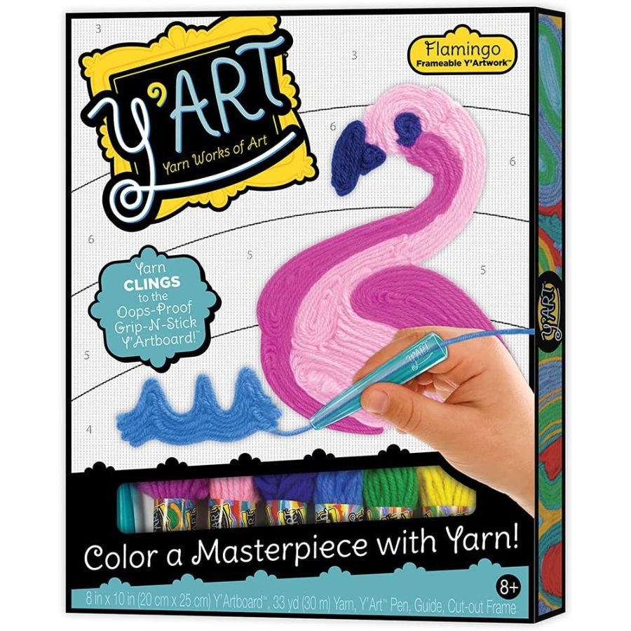 Y Art Flamingo Yarn Art