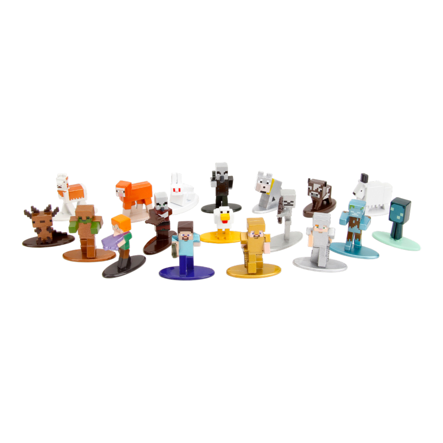 Jada Collectables Minecraft Caves & Cliffs Nano MetalFig 18 Pack | Toys ...