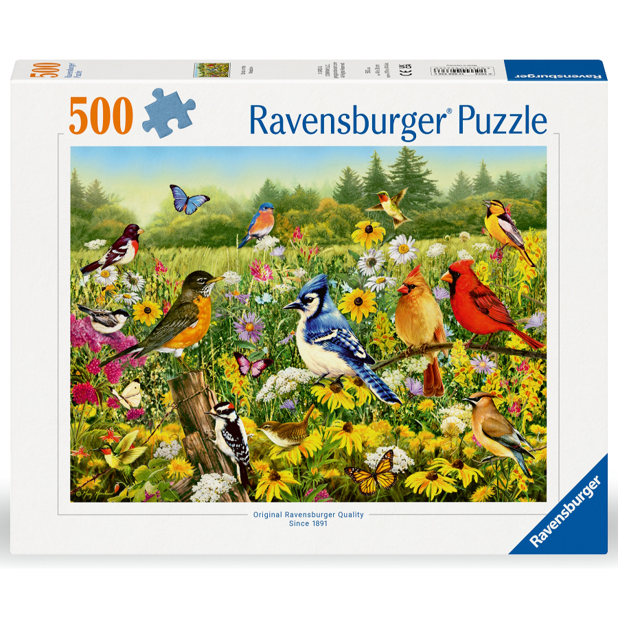 Ravensburger Puzzle 500 Piece Birds In The Meadow SF