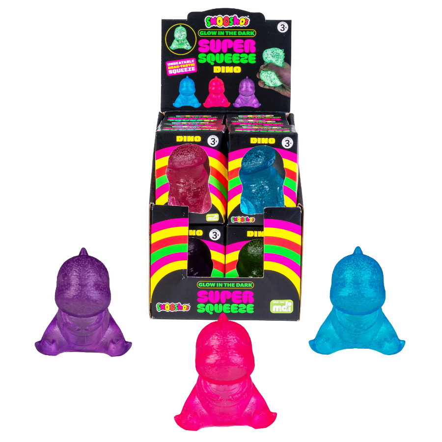 Smooshos Super Squishy Glow in The Dark Dino