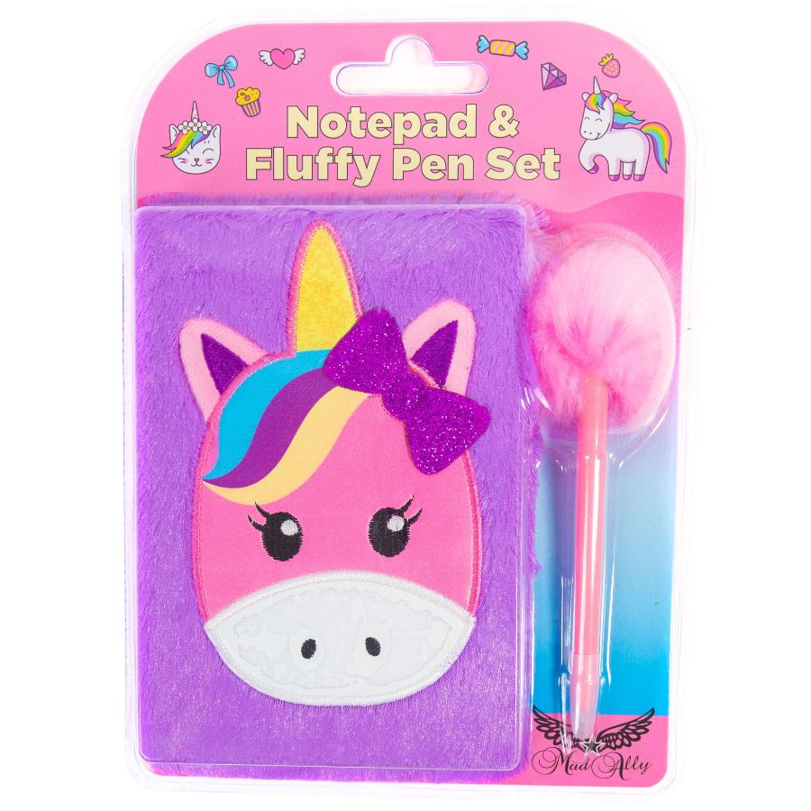 Notebook & Pen Purple Unicorn