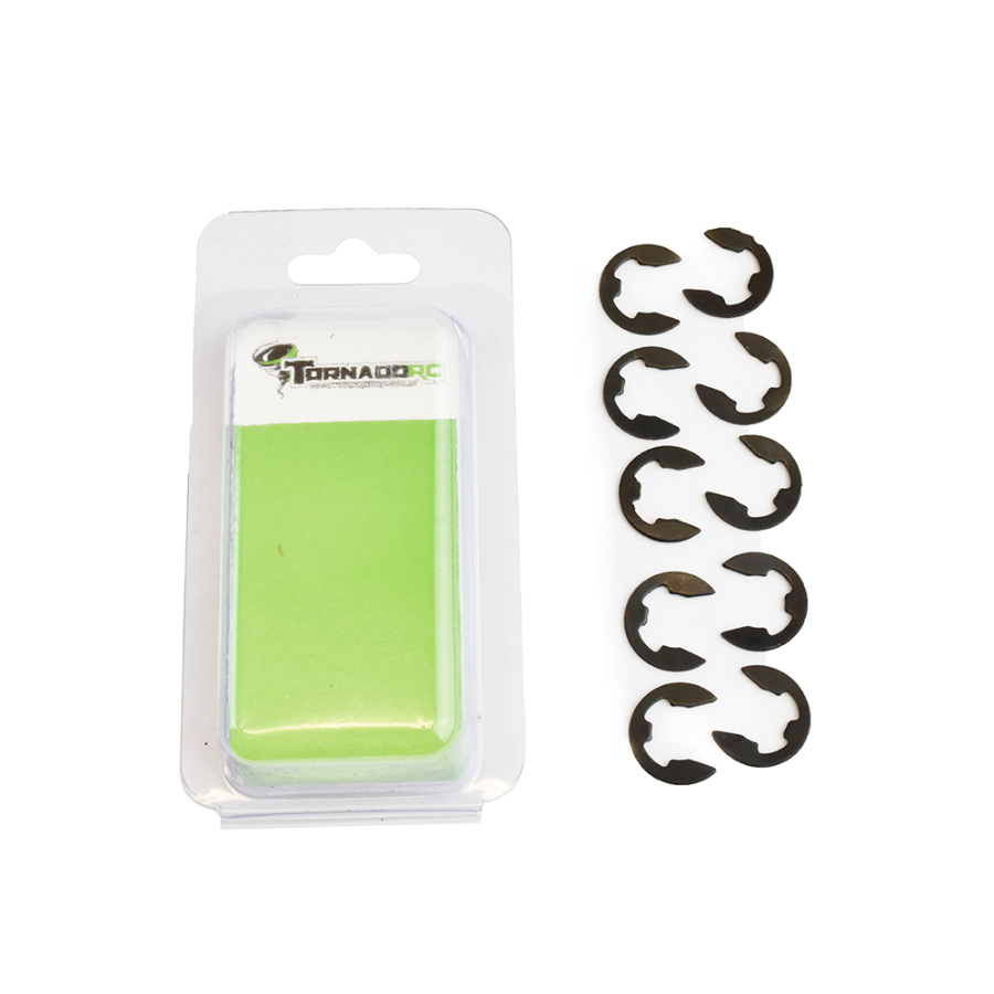Tornado RC E-Clip 2mm 10 Pack
