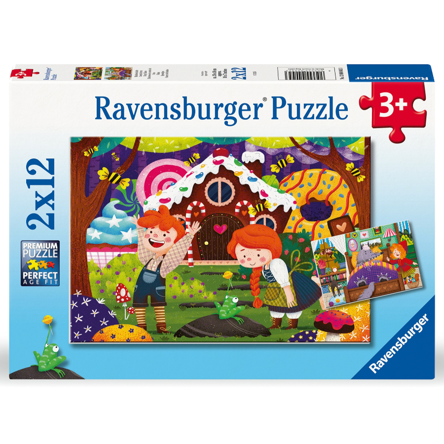 Ravensburger Puzzle 2x12 Piece Fairytales