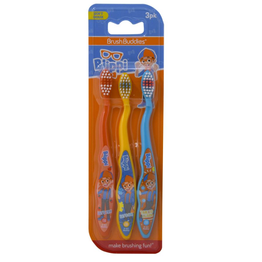 Toothbrush 3 Pack Blippi