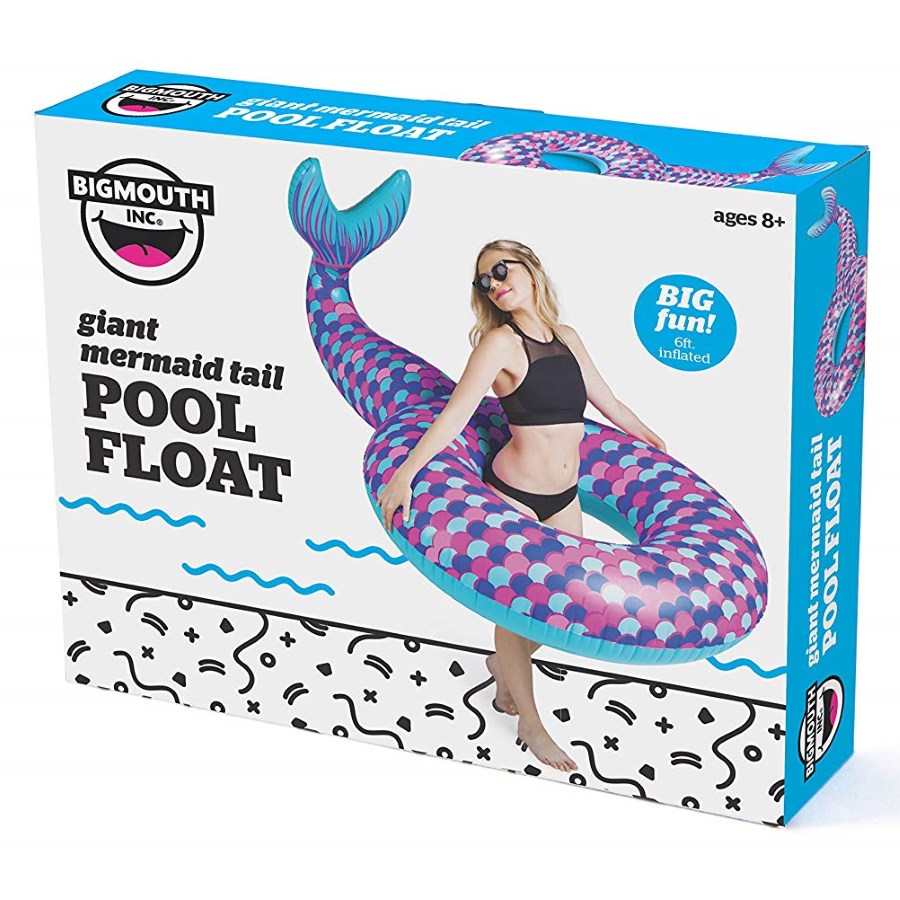 Big Mouth Giant Mermaid Tail Pool Float