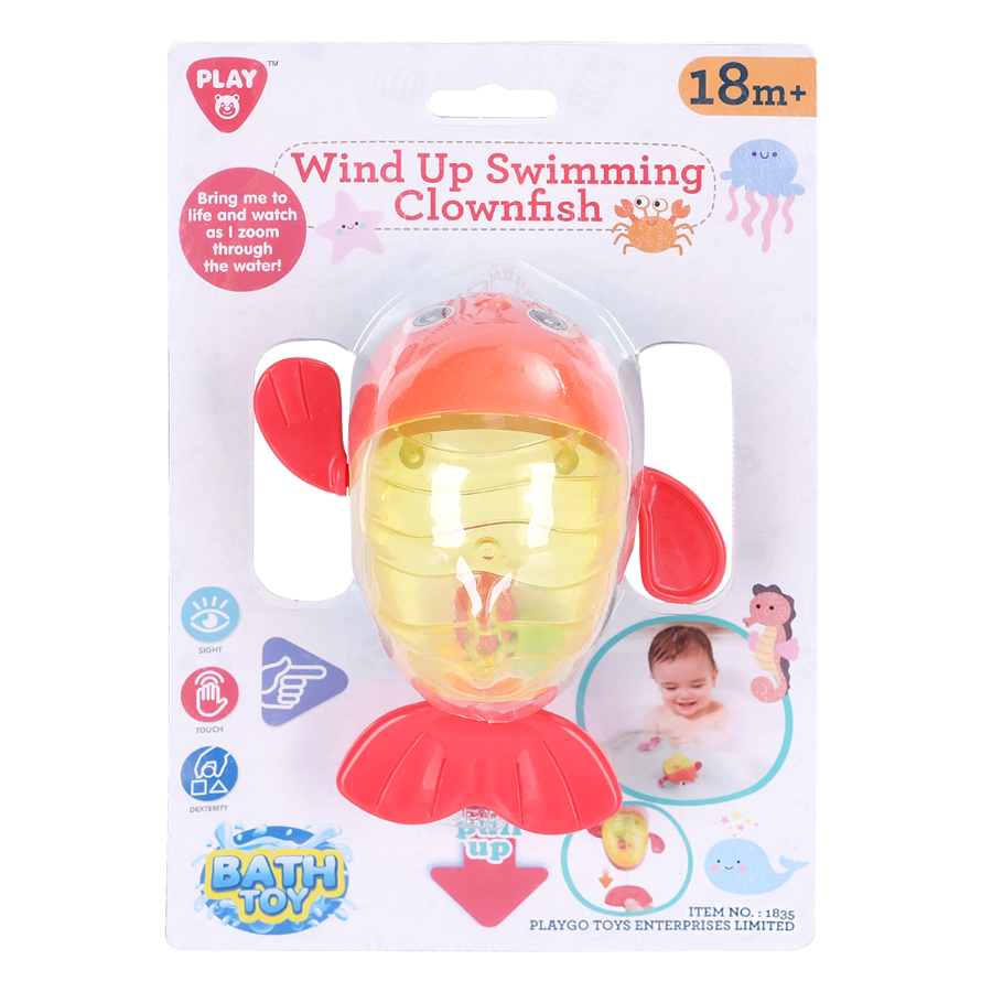 Wind Up Swimming Clownfish