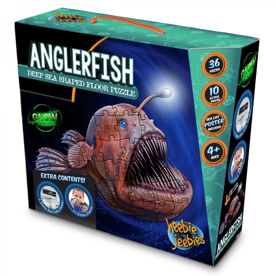 Floor Puzzle Anglerfish Glow in The Dark