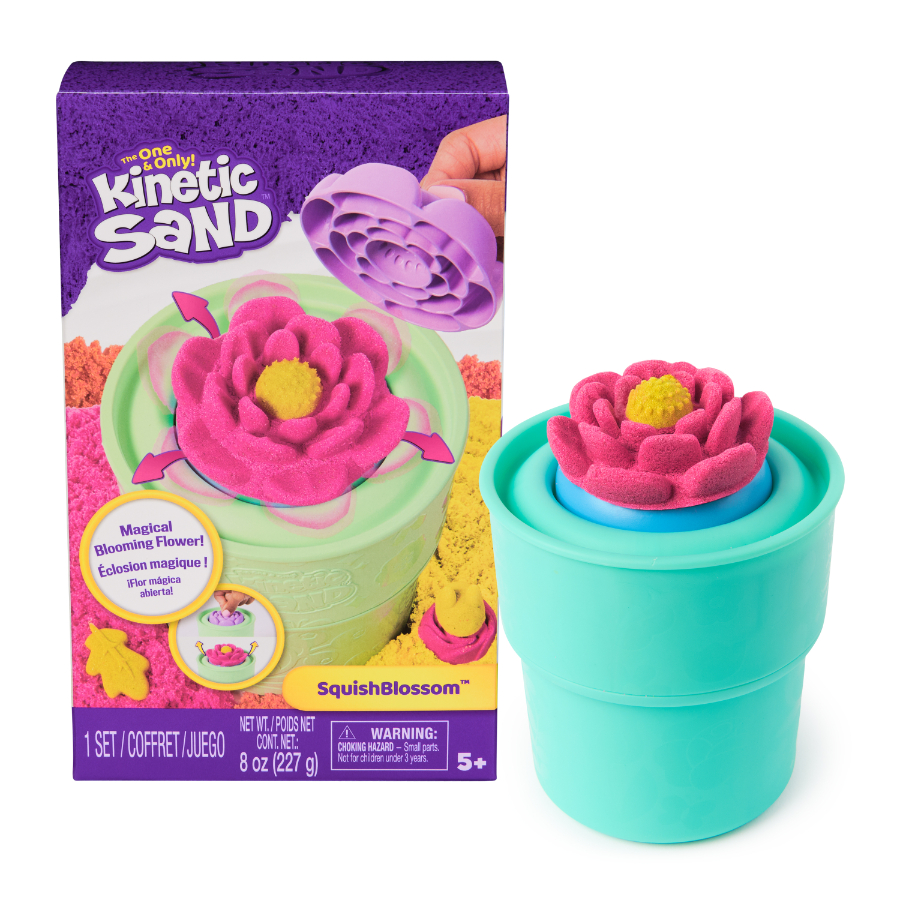 Kinetic Sand Squish Blossom Playset