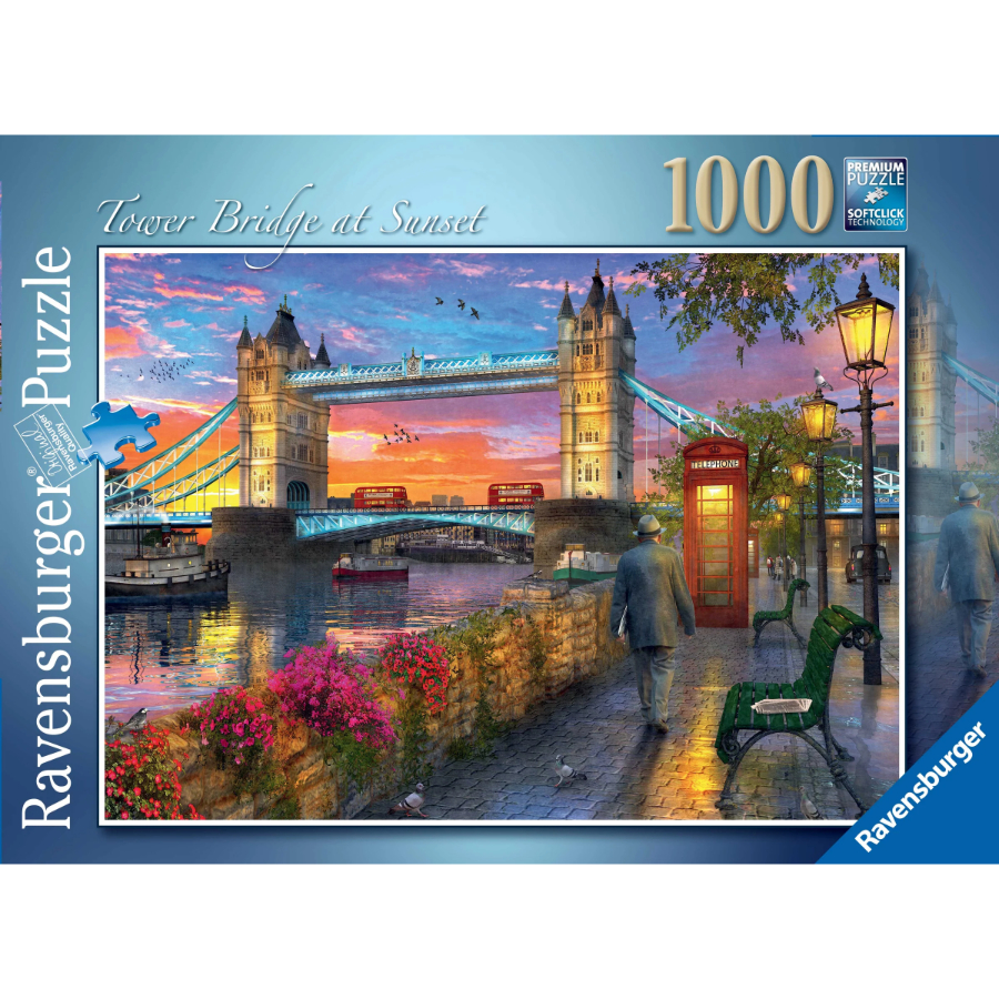 Ravensburger Puzzle 1000 Piece Tower Bridge At Sunset SF