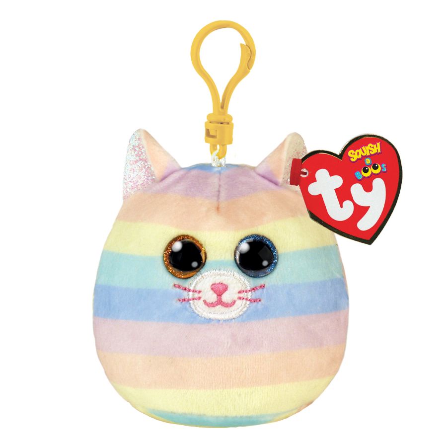 Beanie Boos Squish A Boo Clips Heather Cat