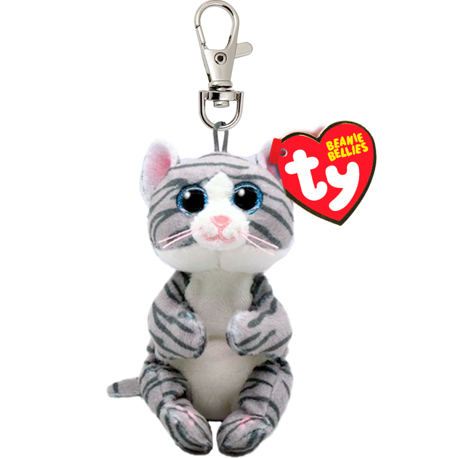 Beanie Boos Clips Mitzi Grey Tabby Cat
