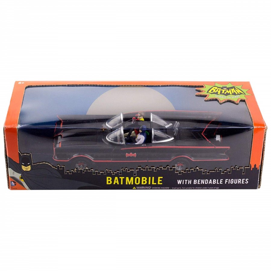 Bendables Batmobile With Batman & Robin Figures