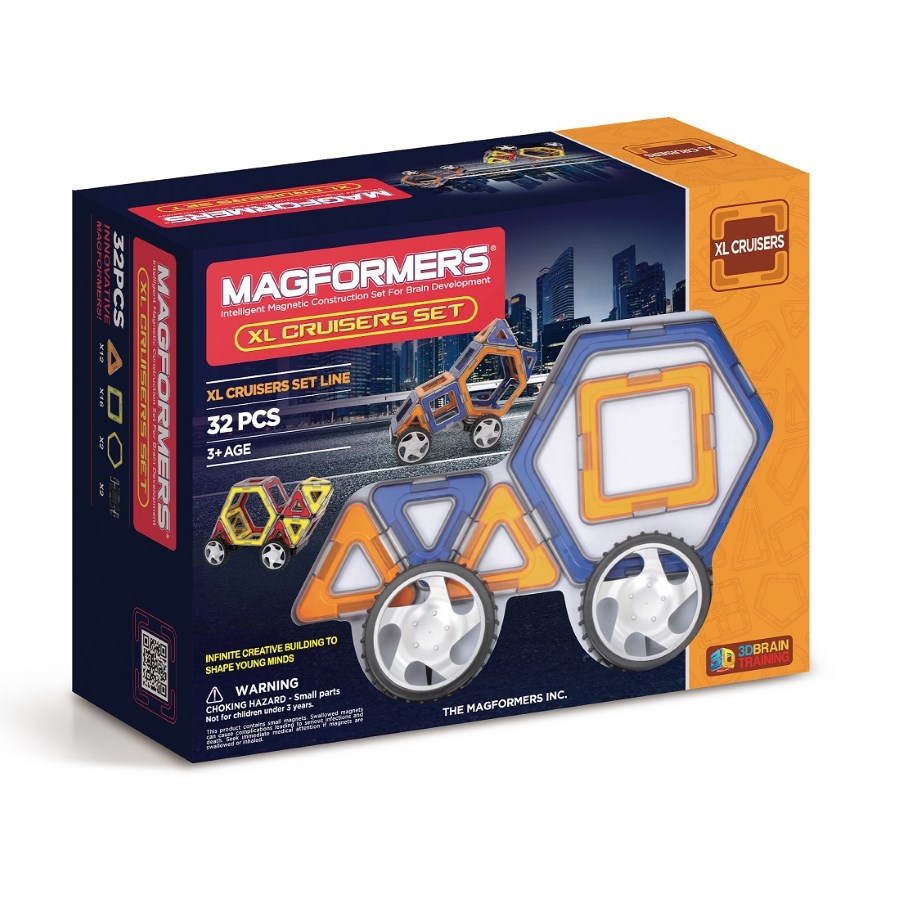 Magformers XL Cruisers Car Set 32 Piece