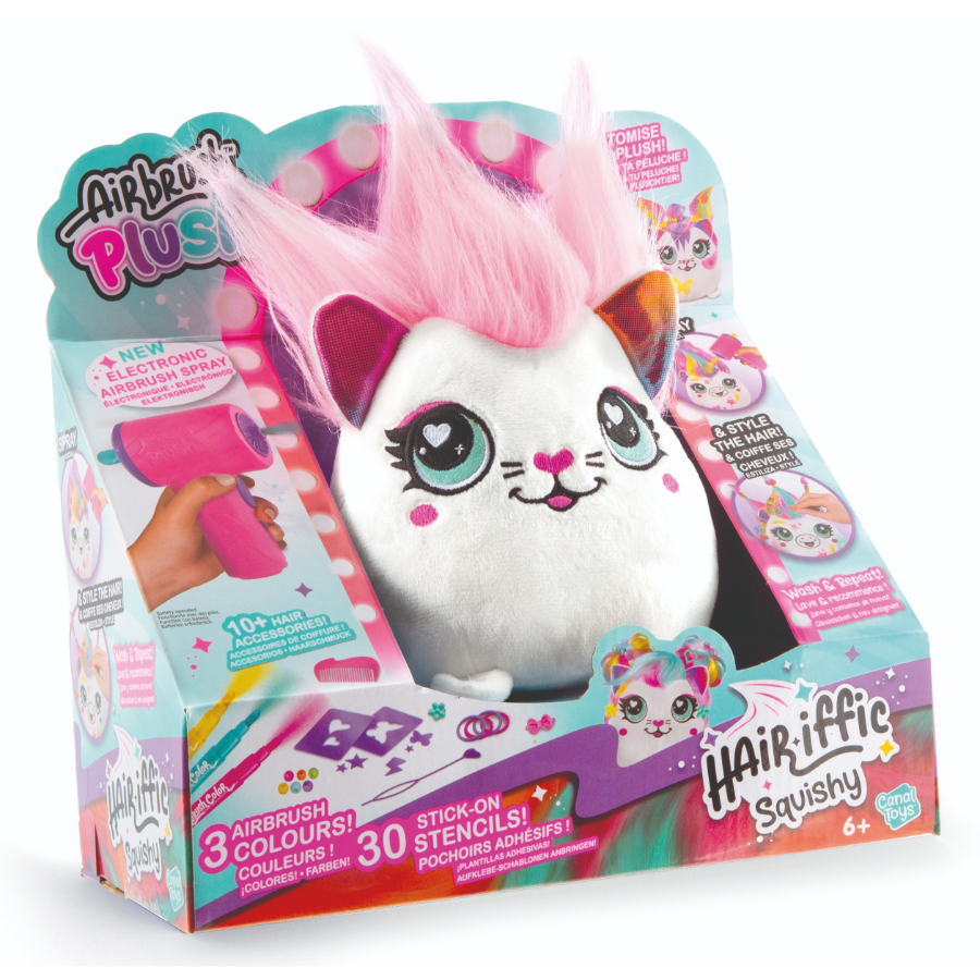 Style 4 Ever Airbrush Hairiffic Squish Pal Assorted