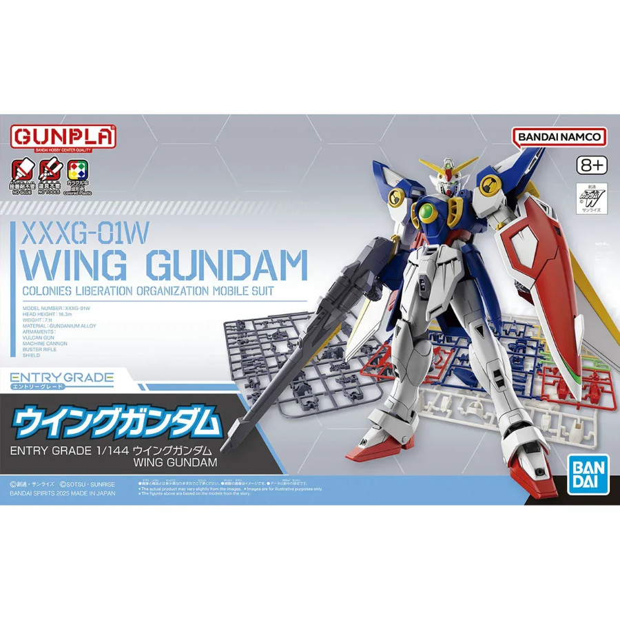 Gundam Model Kit 1:144 Entry Grade Wing Gundam