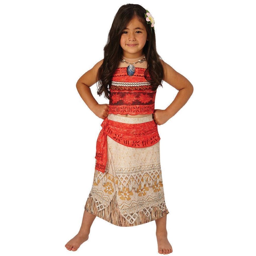 Moana Deluxe Kids Dress Up Costume Size 5-6